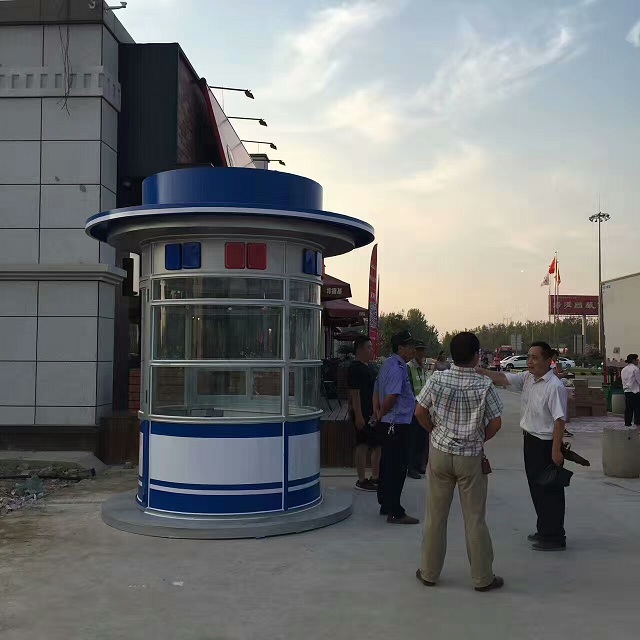 不锈钢椭圆警亭