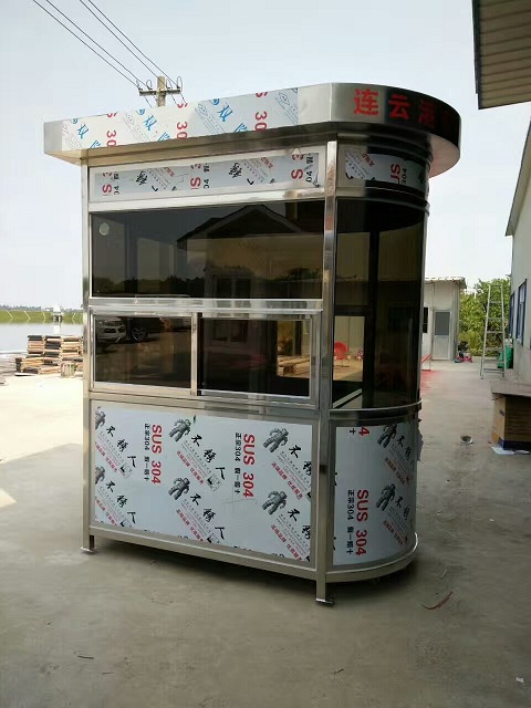 不锈钢椭圆岗亭